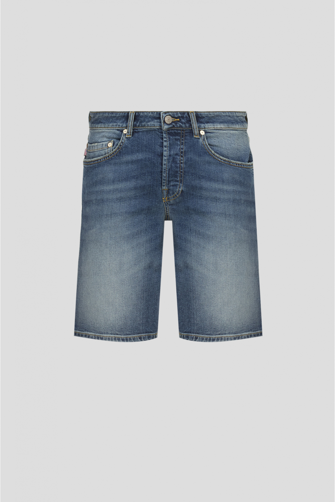 Чоловічі сині джинсові шорти - 1