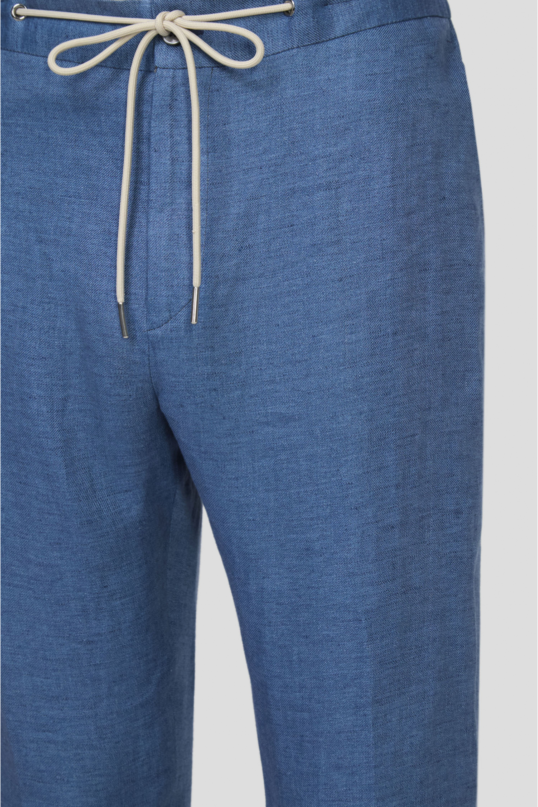 Чоловічі сині лляні брюки - 3