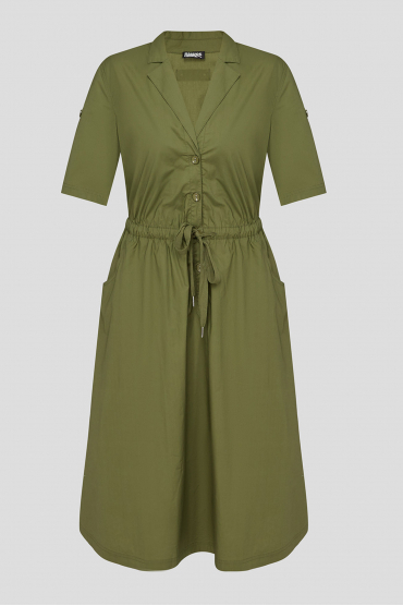 Жіноча зелена сукня - 1