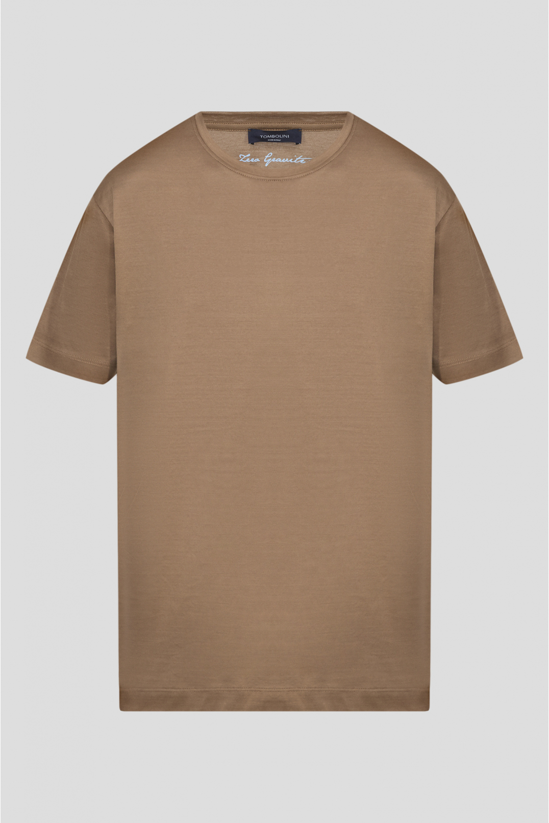 Мужская коричневая футболка - 1