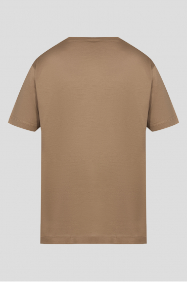 Мужская коричневая футболка - 2