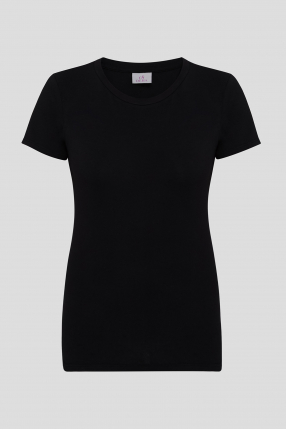 Женская черная футболка