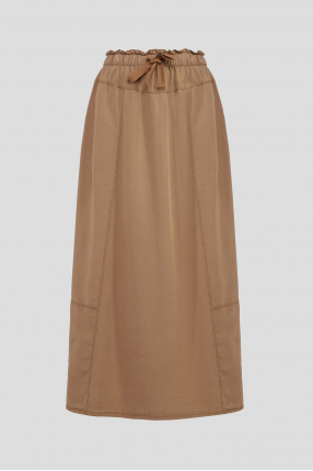 Женская коричневая юбка