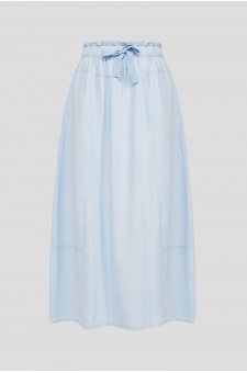 Женская голубая юбка