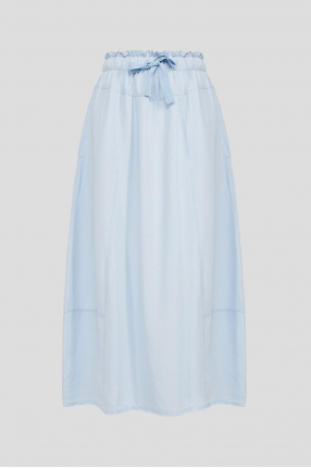 Женская голубая юбка