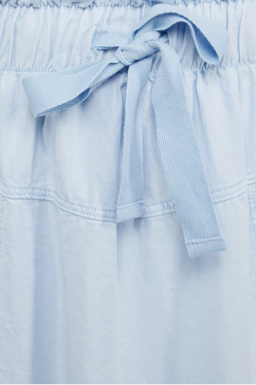 Женская голубая юбка - 3