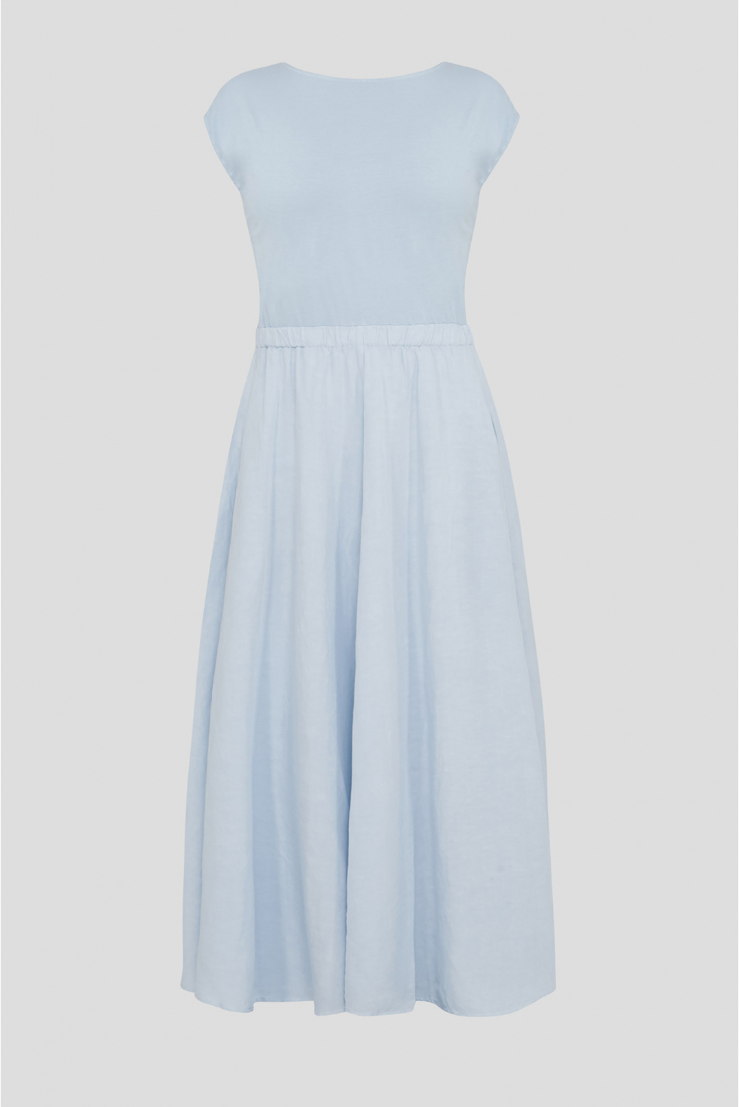 Женское голубое платье - 2