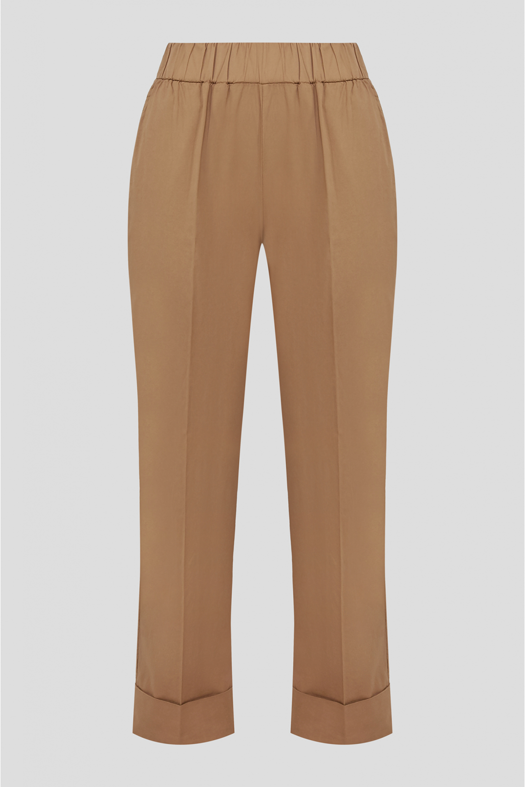 Жіночі коричневі брюки - 1