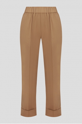 Жіночі коричневі брюки