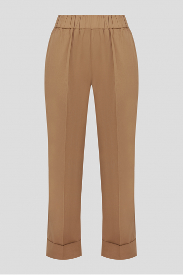 Женские коричневые брюки - 1