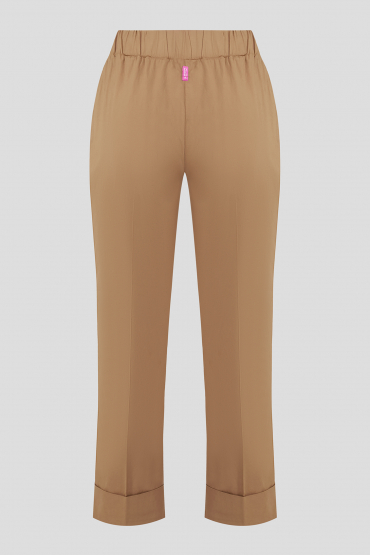 Жіночі коричневі брюки - 2
