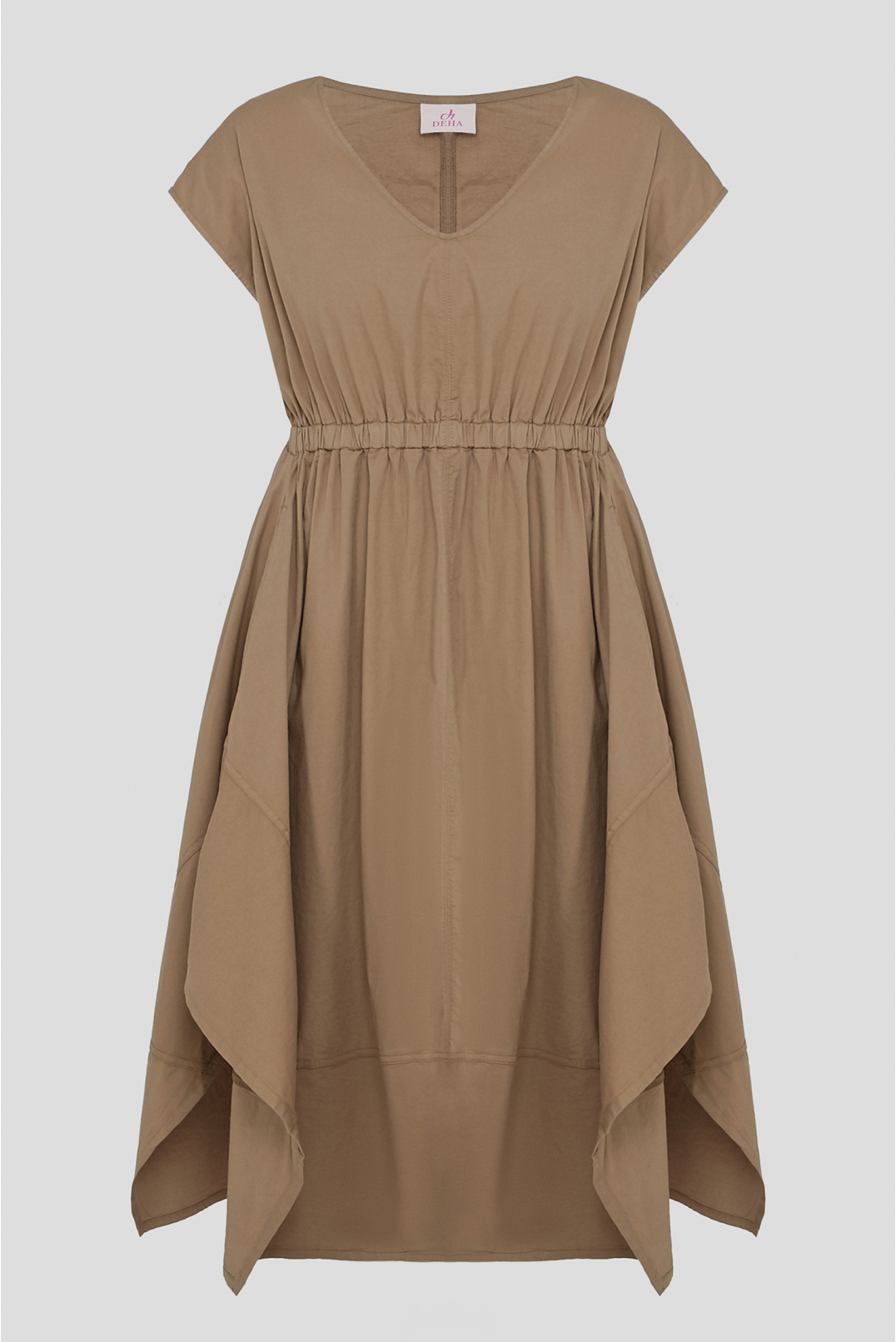 Женское коричневое платье - 1