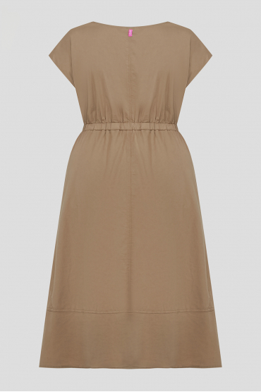 Жіноча коричнева сукня - 2