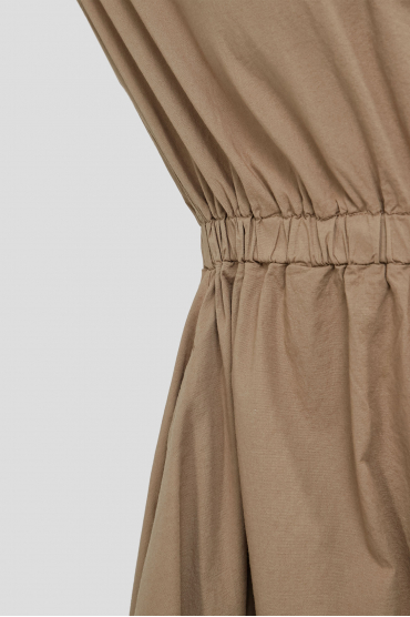 Жіноча коричнева сукня - 3