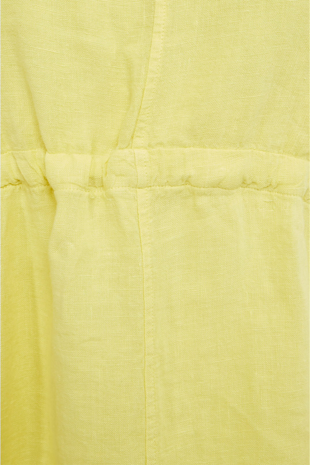 Жіночий жовтий лляний сарафан - 4