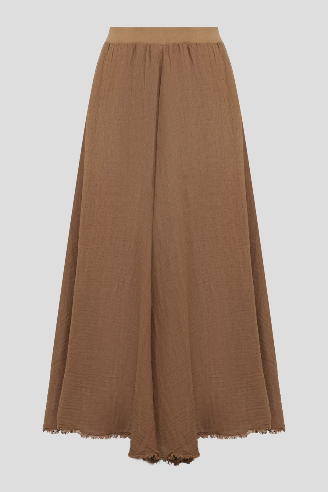 Женская коричневая юбка - 1