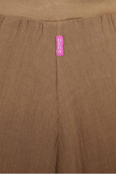 Женская коричневая юбка - 3