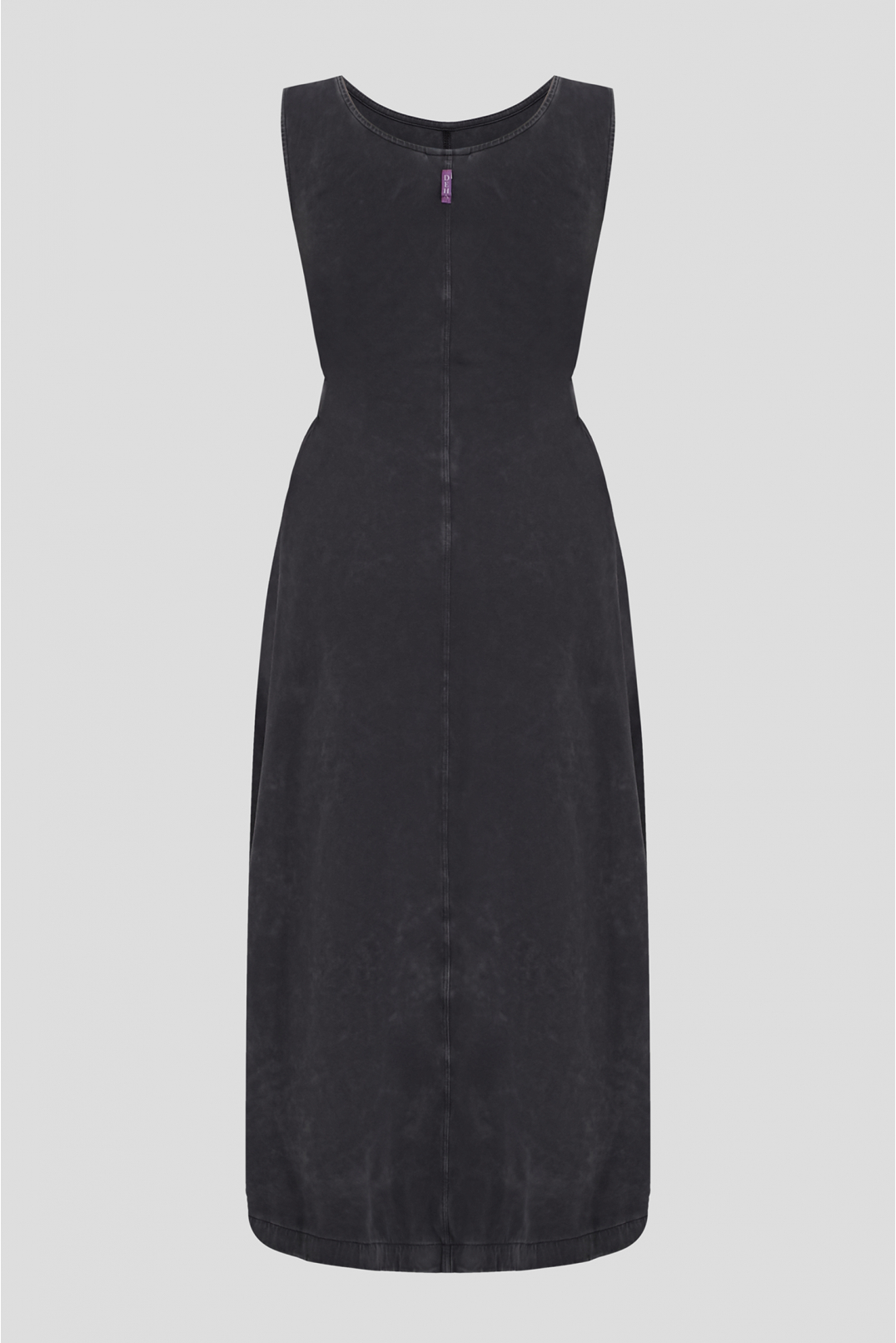Женское темно-серое платье - 2