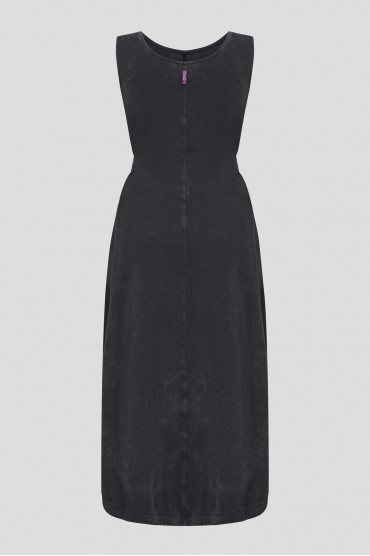 Женское темно-серое платье - 2