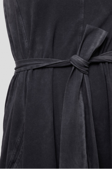 Жіноча темно-сіра сукня - 3