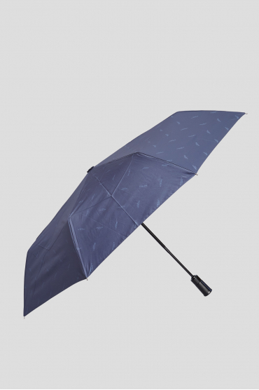 Мужской темно-синий зонт - 2
