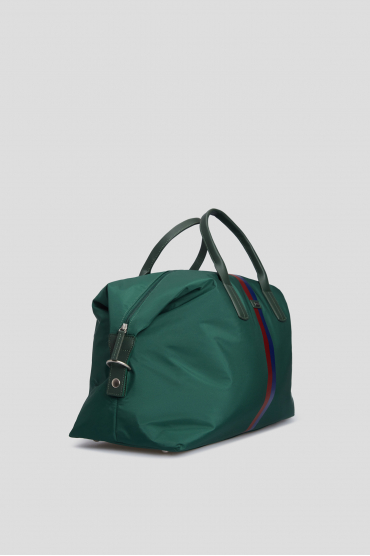Мужская зеленая дорожная сумка - 4