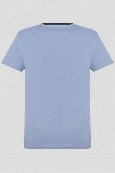 Чоловіча блакитна футболка - 2