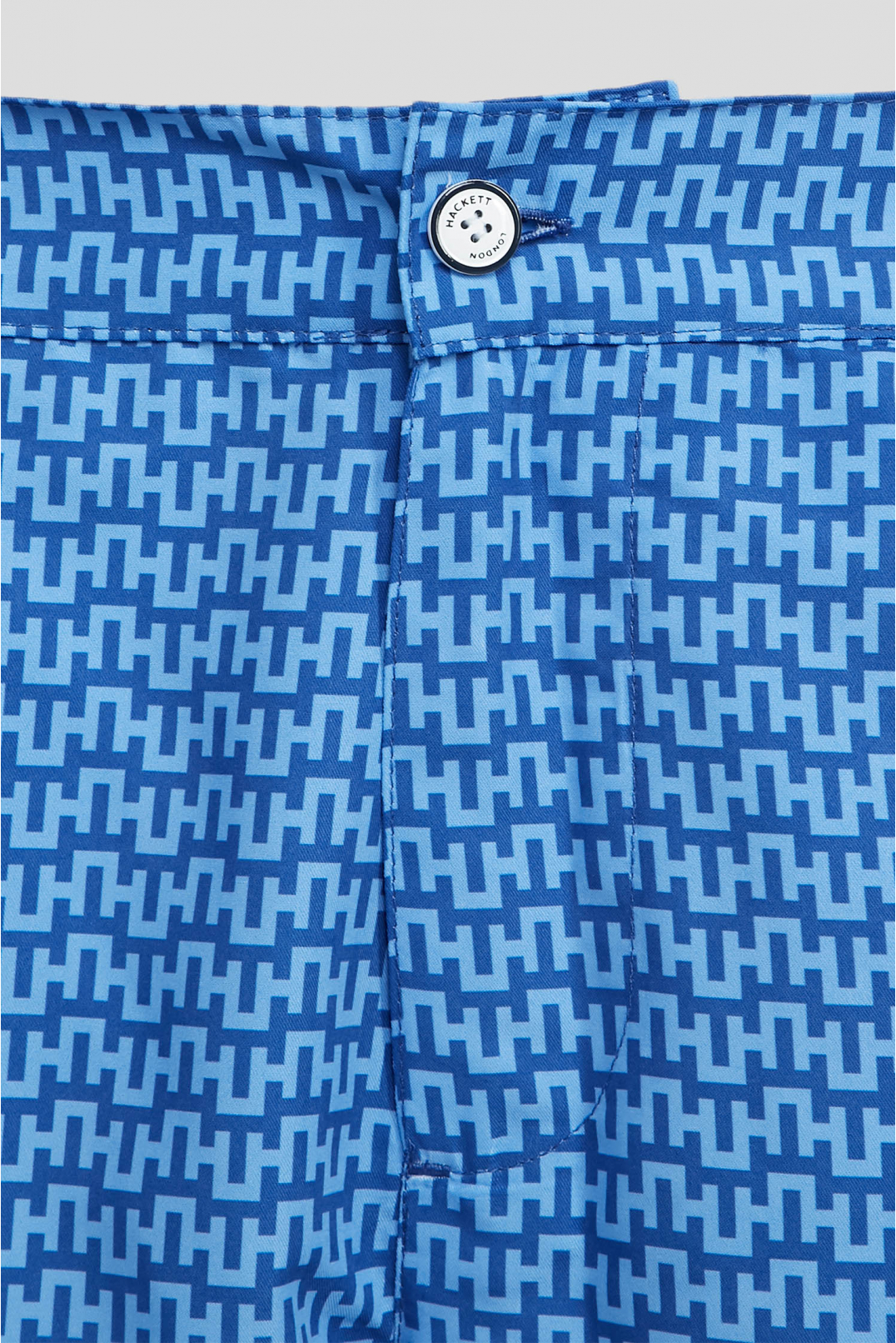 Чоловічі сині плавальні шорти з візерунком - 3