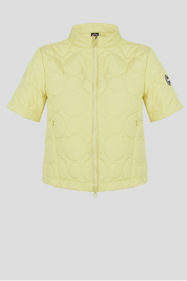 Женская желтая куртка - 1