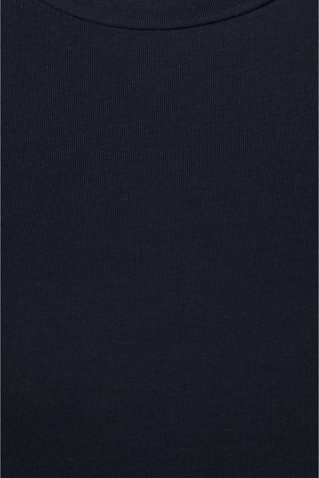 Женская темно-синяя футболка - 4