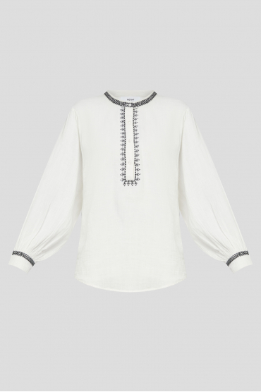 Женская белая блуза - 1