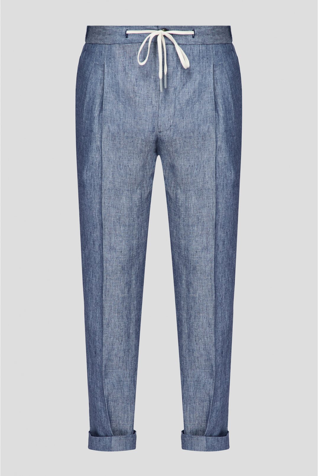 Чоловічі сині лляні брюки - 1