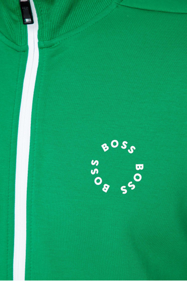 Чоловічий зелений спортивний костюм (кофта, штани) - 3