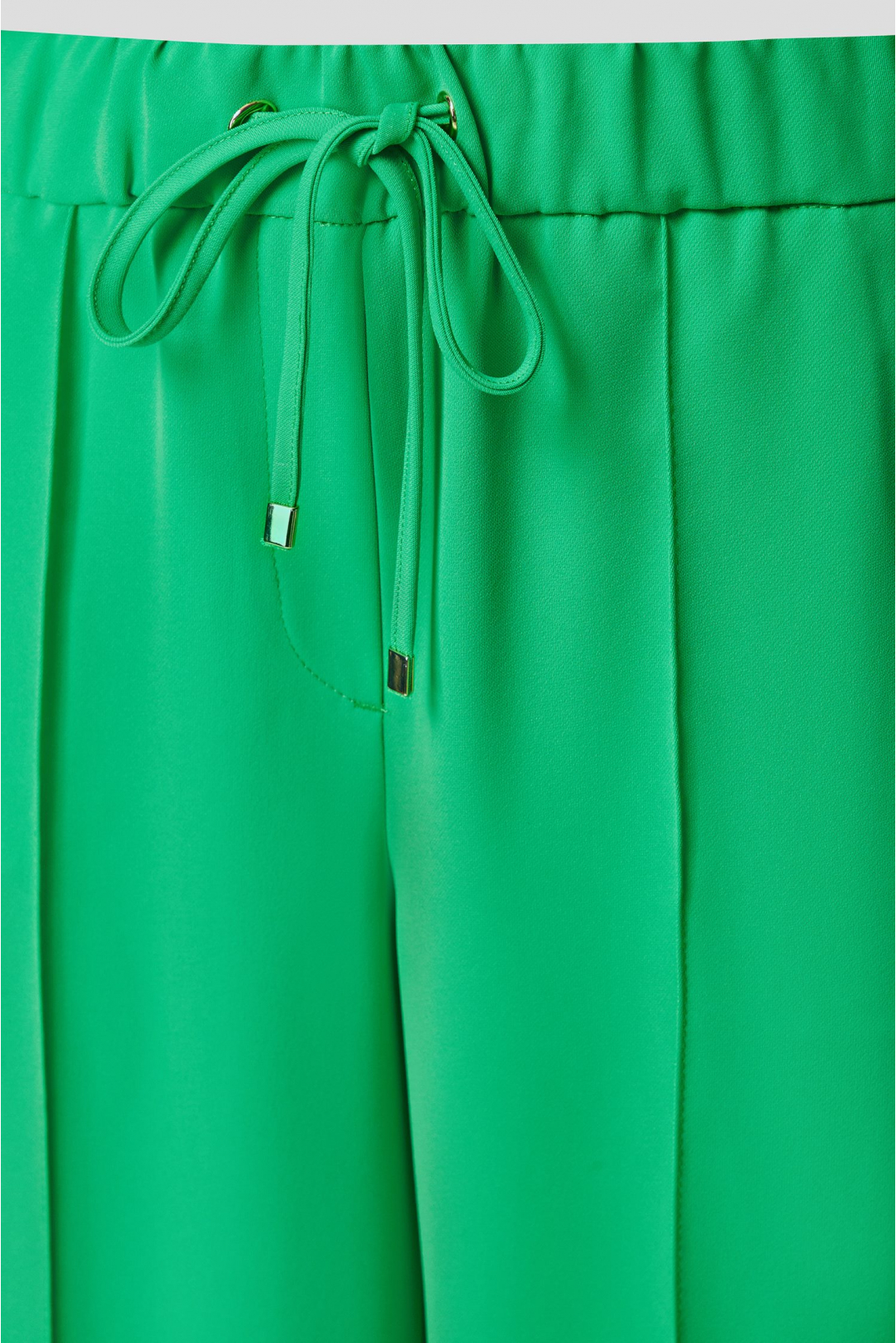 Женский зеленый костюм (жакет, брюки) - 4