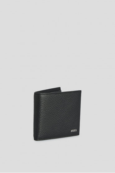 Чоловічий чорний шкіряний гаманець - 2