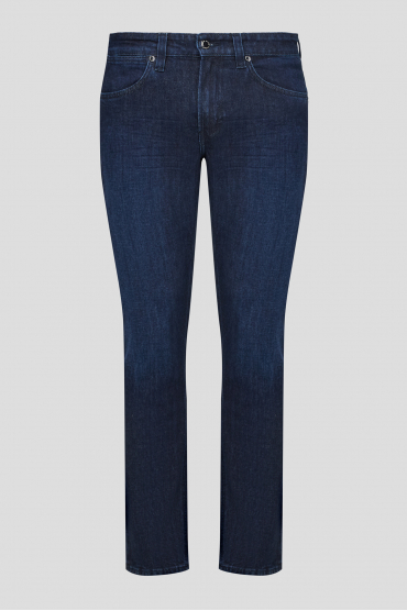 Чоловічі темно-сині джинси - 1