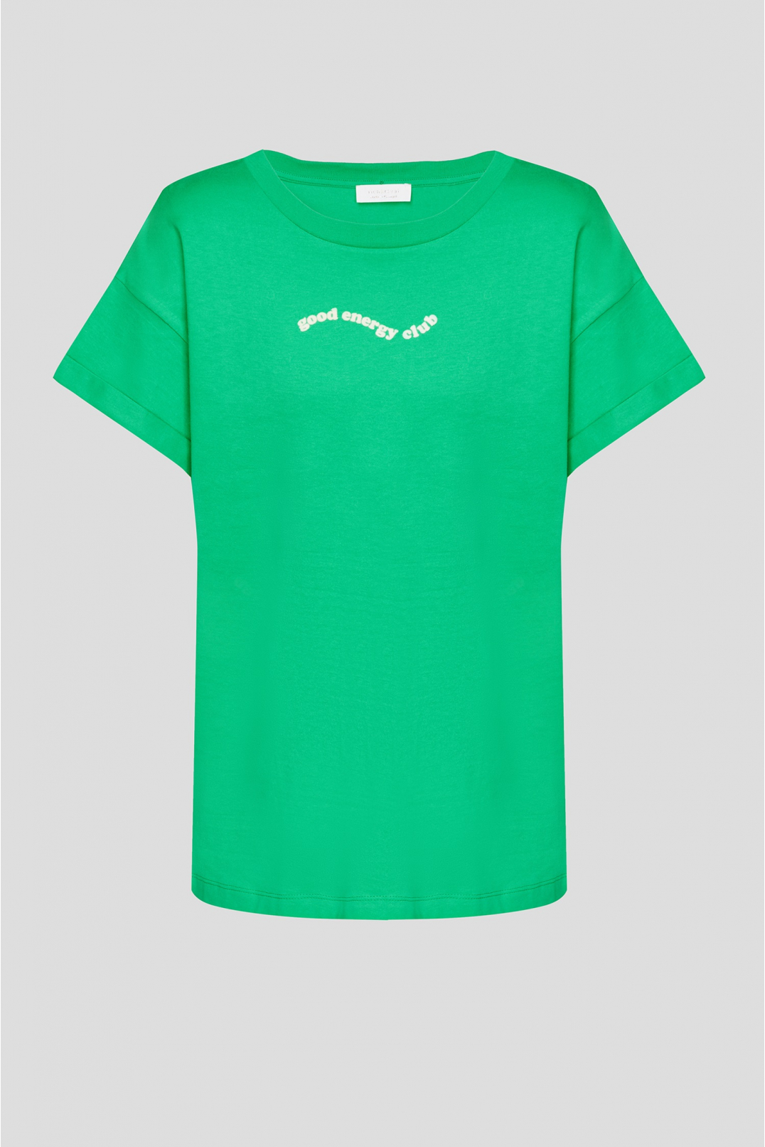 Женская зеленая футболка - 1