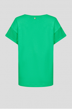 Женская зеленая футболка 1