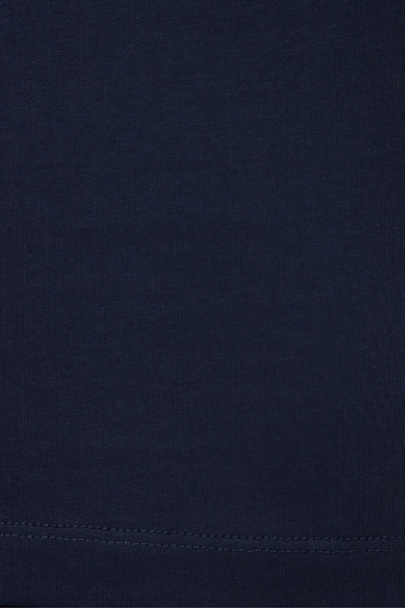 Мужская темно-синяя футболка - 4