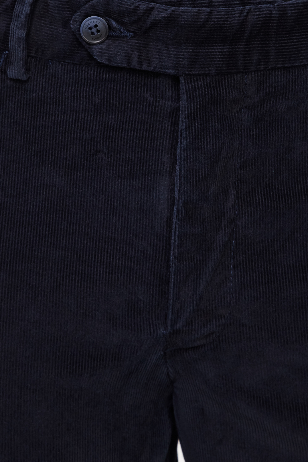 Чоловічі темно-сині вельветові брюки - 3