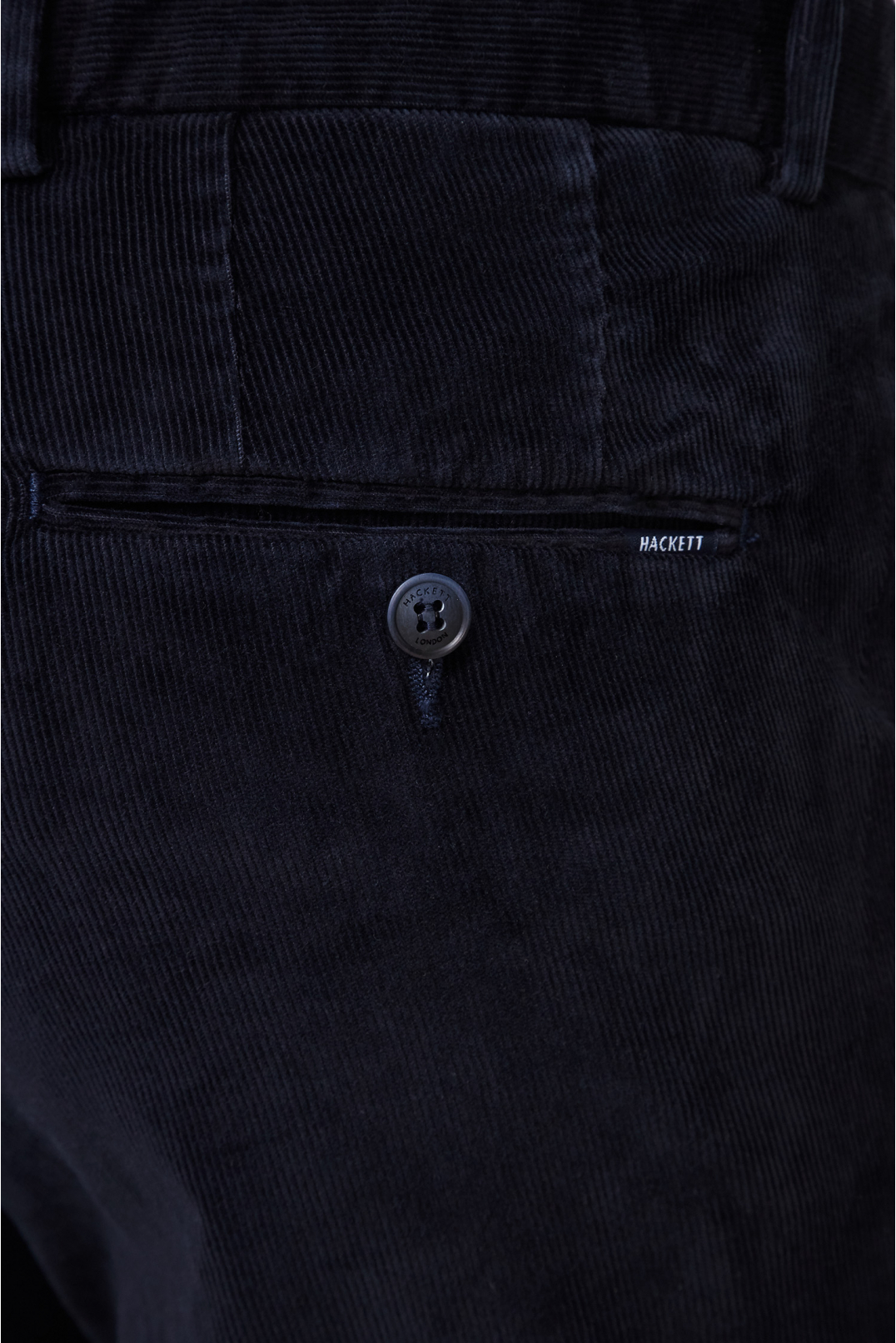 Чоловічі темно-сині вельветові брюки - 4