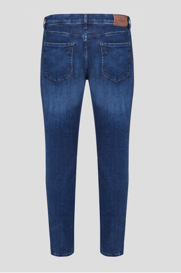 Чоловічі темно-сині джинси - 2