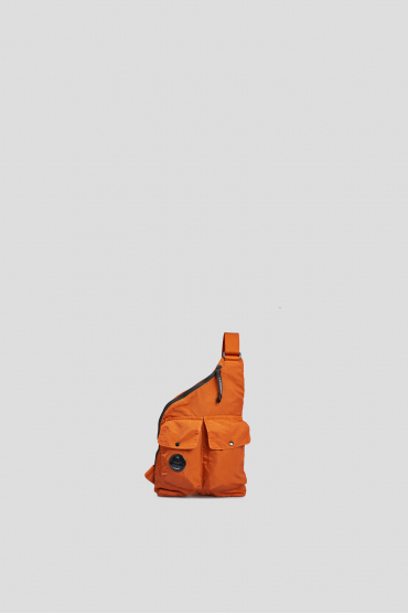 Чоловіча помаранчева сумка - 1