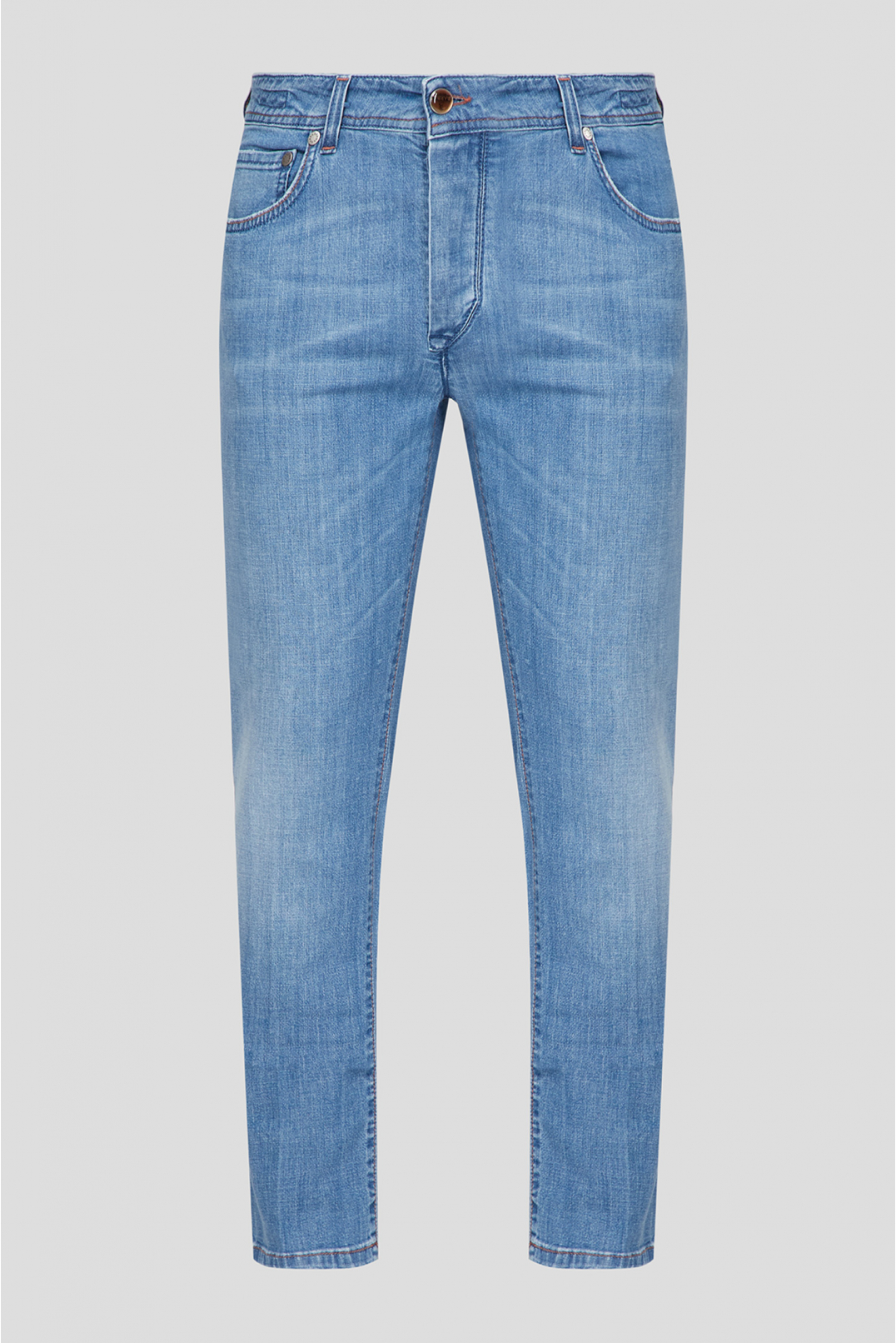 Мужские голубые джинсы - 1