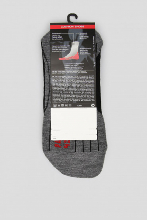 Мужские серые носки для бега RU4 WOOL 1