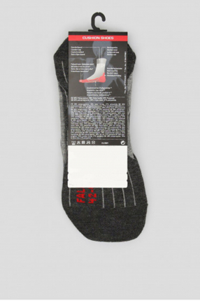 Мужские серые носки для бега RU4 WOOL 1