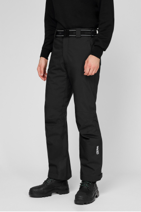 Мужские черные лыжные брюки 1