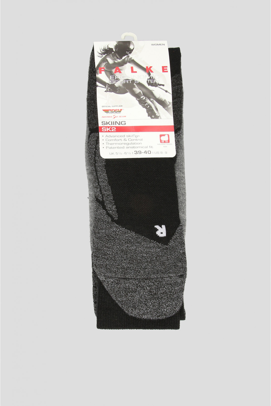 Жіночі лижні шкарпетки з візерунком SK2 - 1